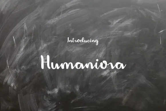 Humaniora Font Humaniora Font Poster 1