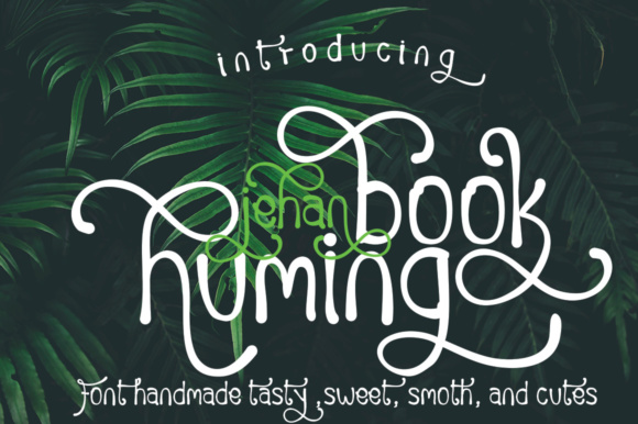 Huming Book Font Poster 1