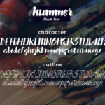 Hummer Font Poster 2