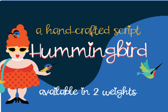 Hummingbird Font Poster 1