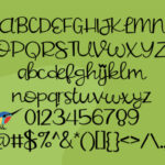 Hummingbird Font Poster 5