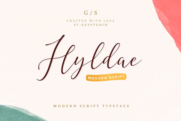 Hyldae Script Font Poster 1