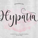 Hypatia Font Poster 1