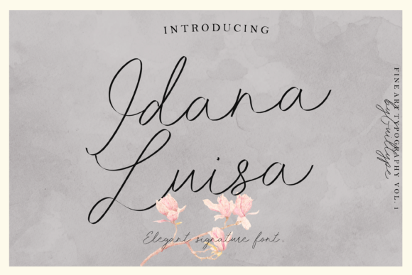 Idana Luisa Font Poster 1