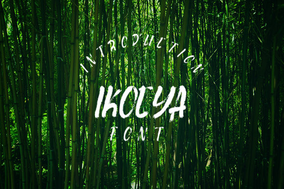 Ikocya Font Poster 1