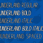 Im Wunderland Font Poster 2