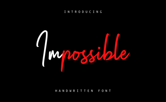 Impossible Font