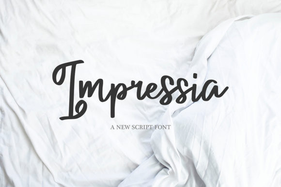 Impressia Font Poster 1