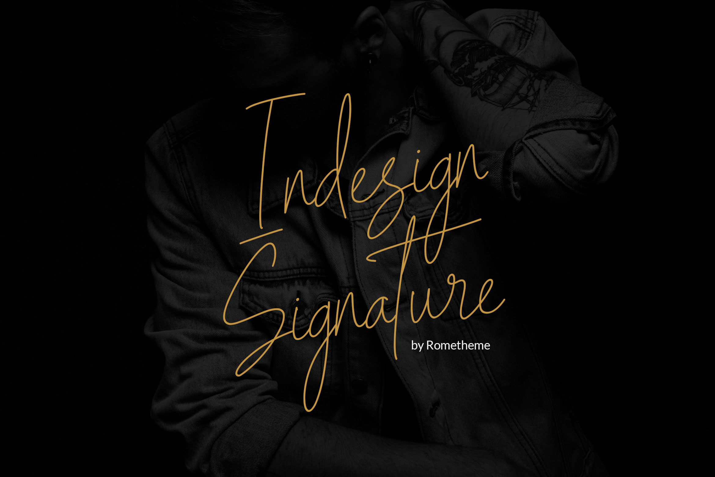 Indesign Signature Font