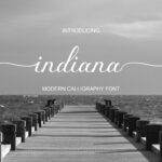 Indiana Font Poster 1