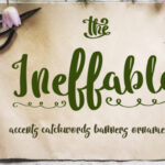 Ineffable Font Poster 1