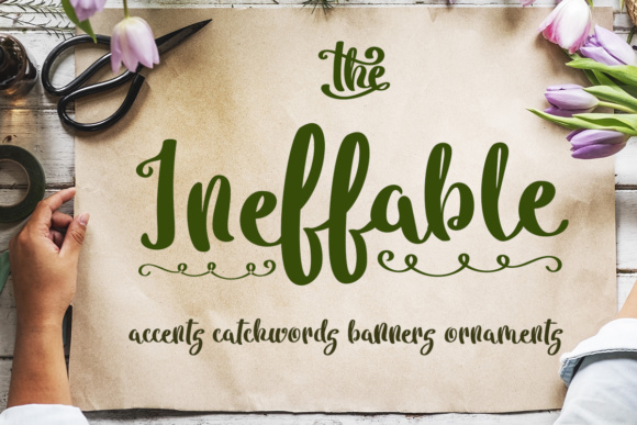 Ineffable Font Poster 1