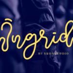 Ingrid Script Font Poster 1