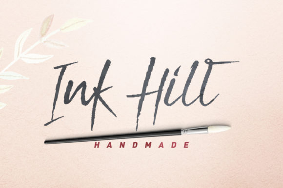 Ink Hill Font Poster 1