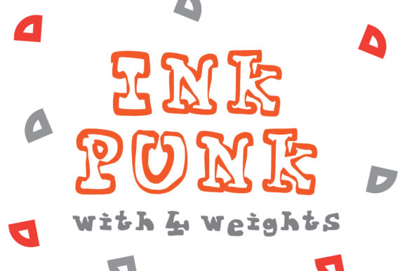 Ink Punk Font Poster 1