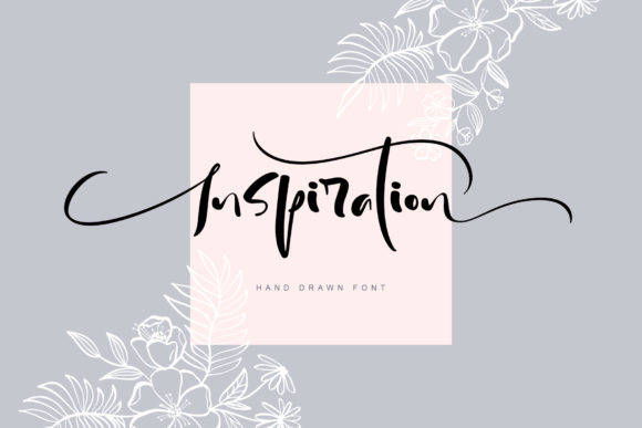 Inspiration Font Poster 1