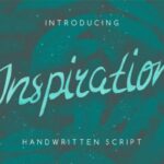 Inspiration Font Poster 1