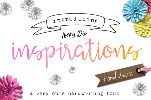 Inspirations Script Font Poster 1