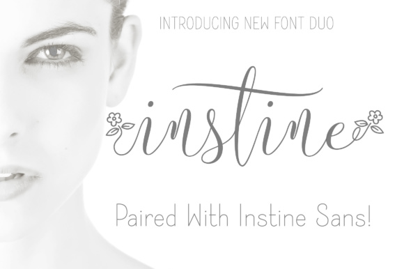 Instine Font Poster 1