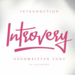 Introvery Font Poster 1