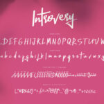 Introvery Font Poster 15