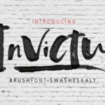 Invictus Font Poster 1