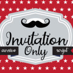 Invitation Only Font Poster 1