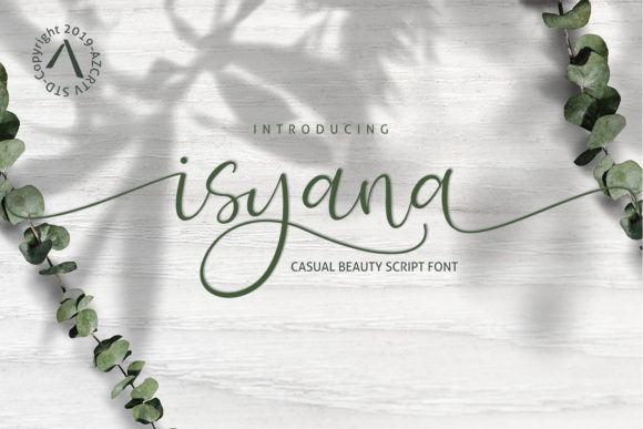 Isyana Script Font