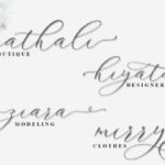 Ithalia Script Font Poster 5