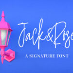 Jack and Rose Font Poster 1