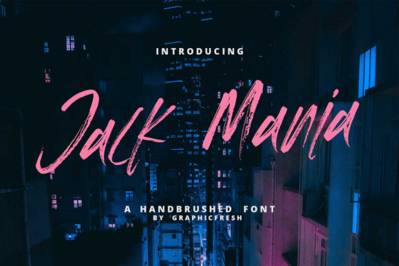 Jack Mania Font Poster 1