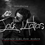 Jack Matras Font Poster 1