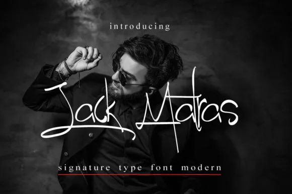 Jack Matras Font Poster 1