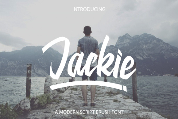 Jackie Font Poster 1