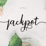 Jackpot Script Font Poster 1