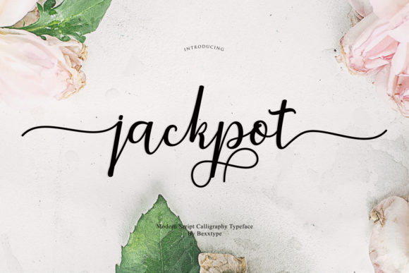 Jackpot Script Font Poster 1