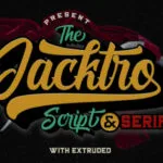 Jacktro Font Poster 1