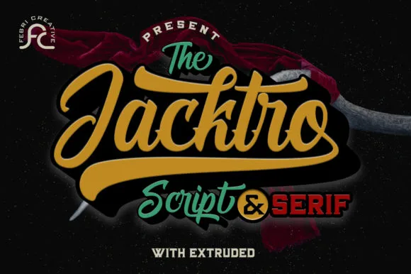 Jacktro Font Poster 1