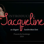 Jacqueline Font Poster 1