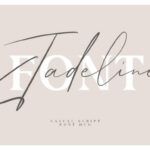 Jadeline Script Font Poster 1