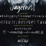 Jagernutt Font Poster 7