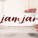 Jam Jar Font Poster 1