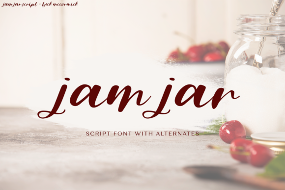 Jam Jar Font Poster 1