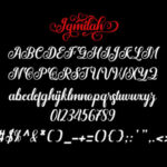 Jamilah Script Font Poster 6