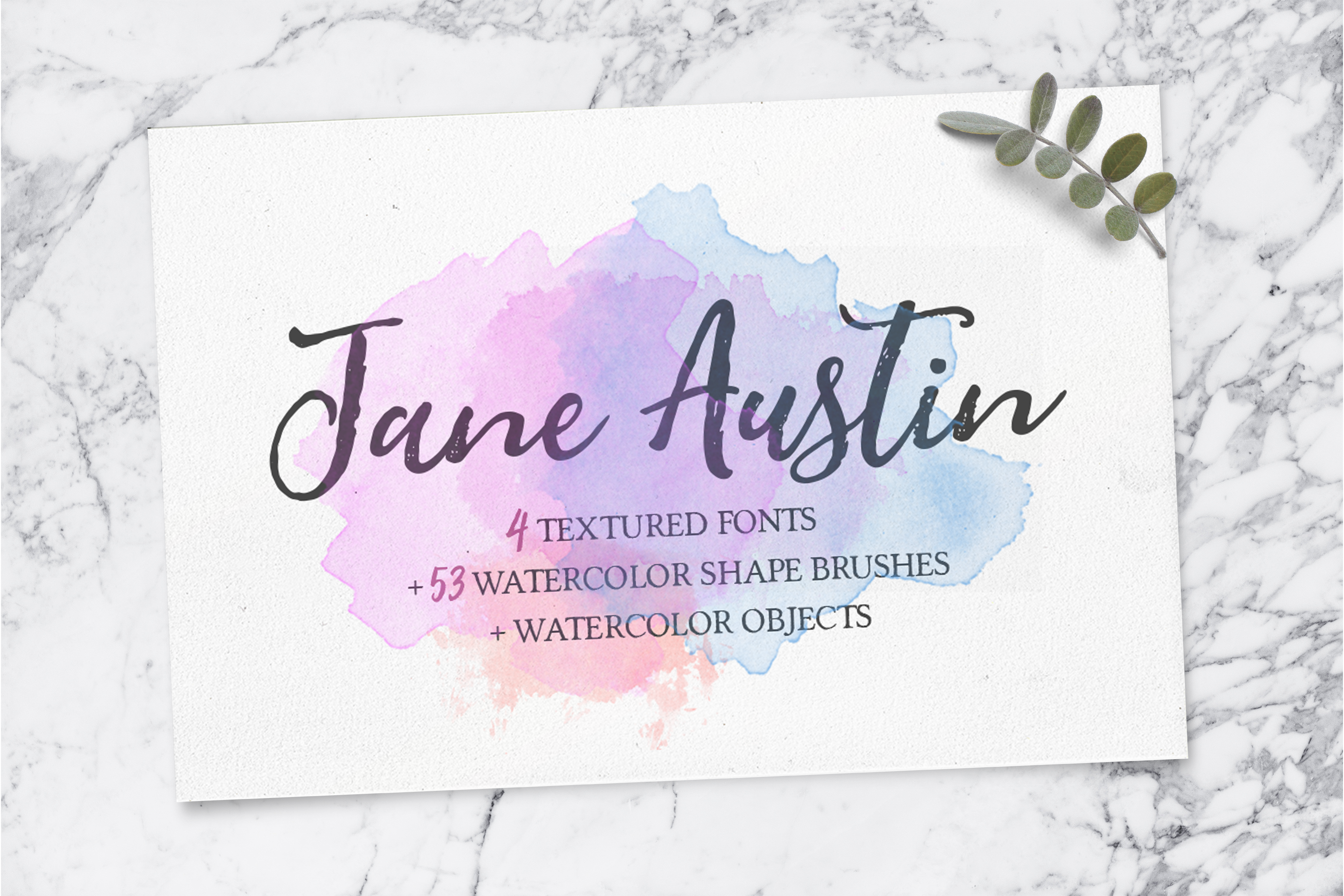 Jane Austin Font Poster 1