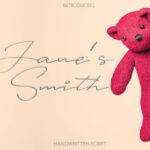 Janes Smith Font Poster 1