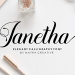 Janetha Font Poster 1