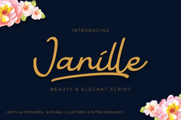 Janille Font Janille Font Poster 1