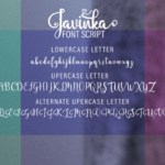 Javinka Font Poster 10