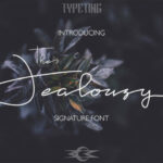 Jealousy Font Poster 1